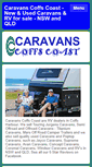 Mobile Screenshot of caravanscoffscoast.com.au